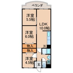 琴電屋島駅 徒歩7分 2階の物件間取画像